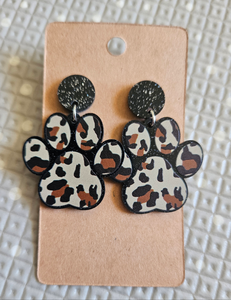 Leopard Paws- Dangles