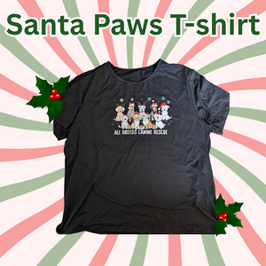 Santa Paws- T-Shirt